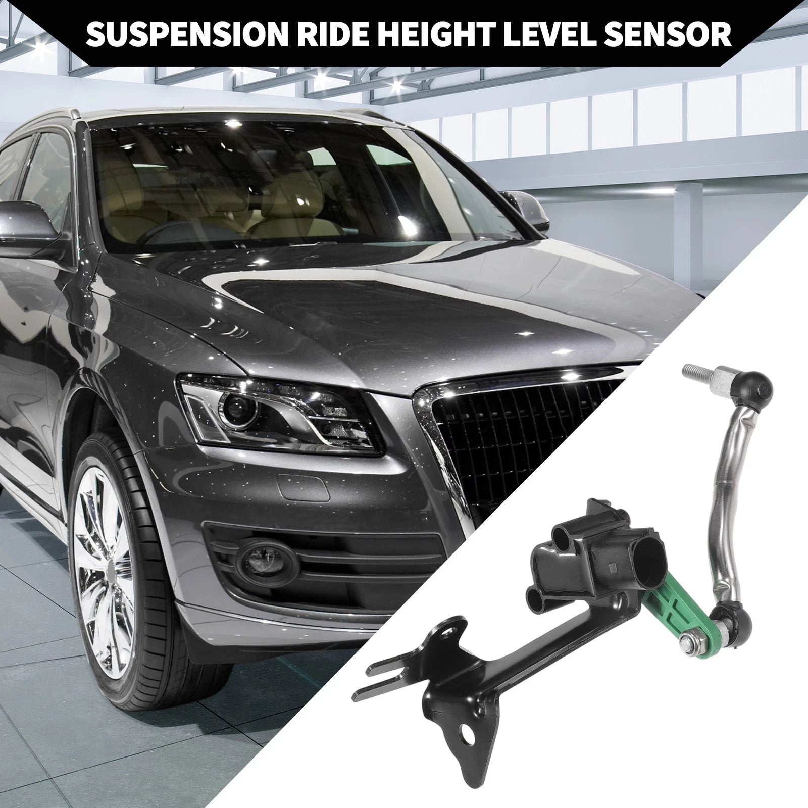 Set of 2 Suspension Ride Height Level Sensors for Audi Q5 (2009–2017)