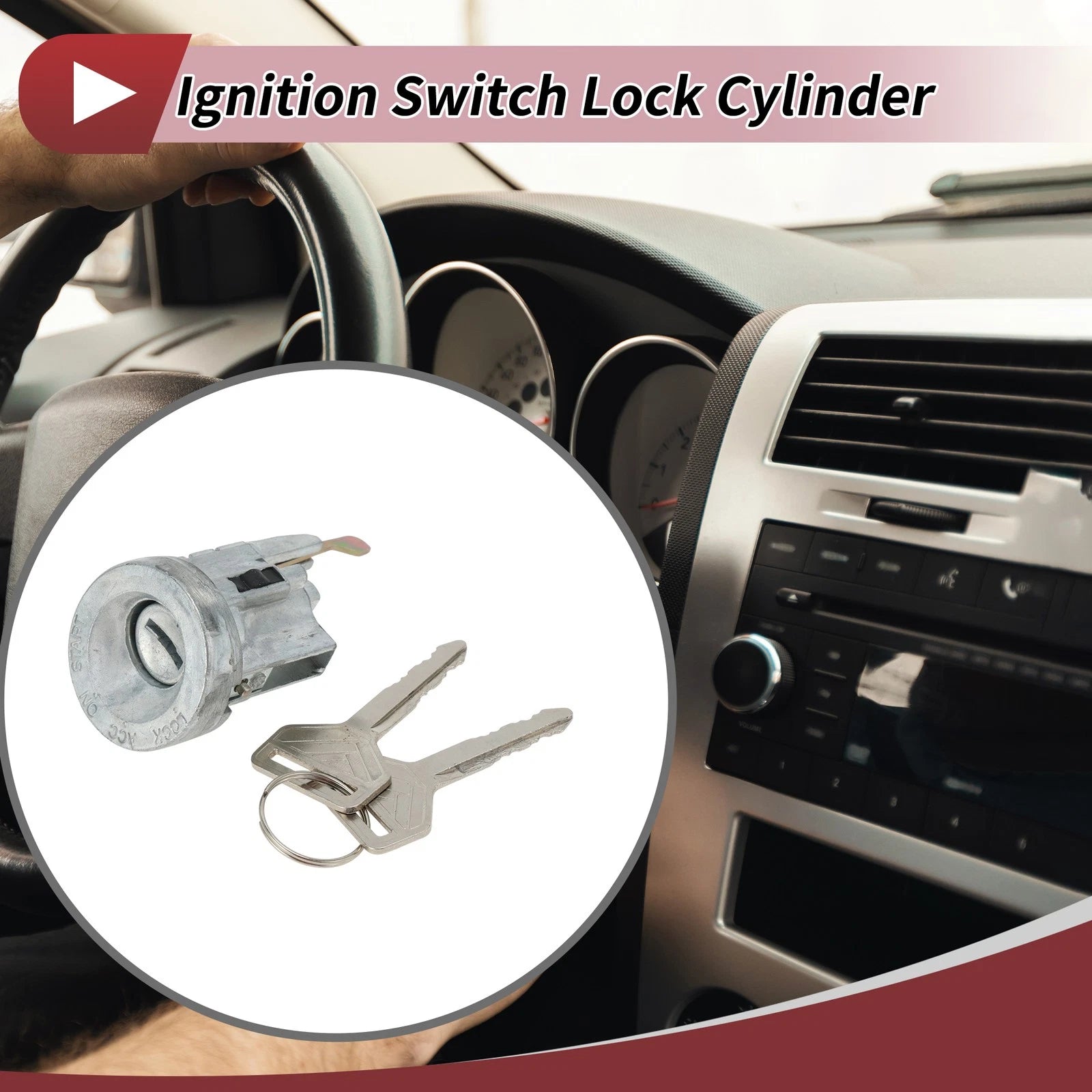 Ignition Lock Cylinder for Toyota Pickup (1984–1987) No. 6905789107