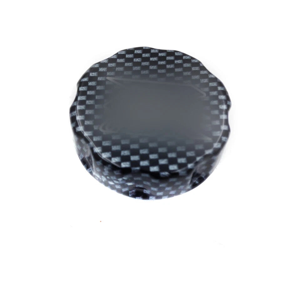 Carbon Fluid Reservoir Cap Cover for Suzuki GSXR 600 750 1000 1100 1300R (All Years)