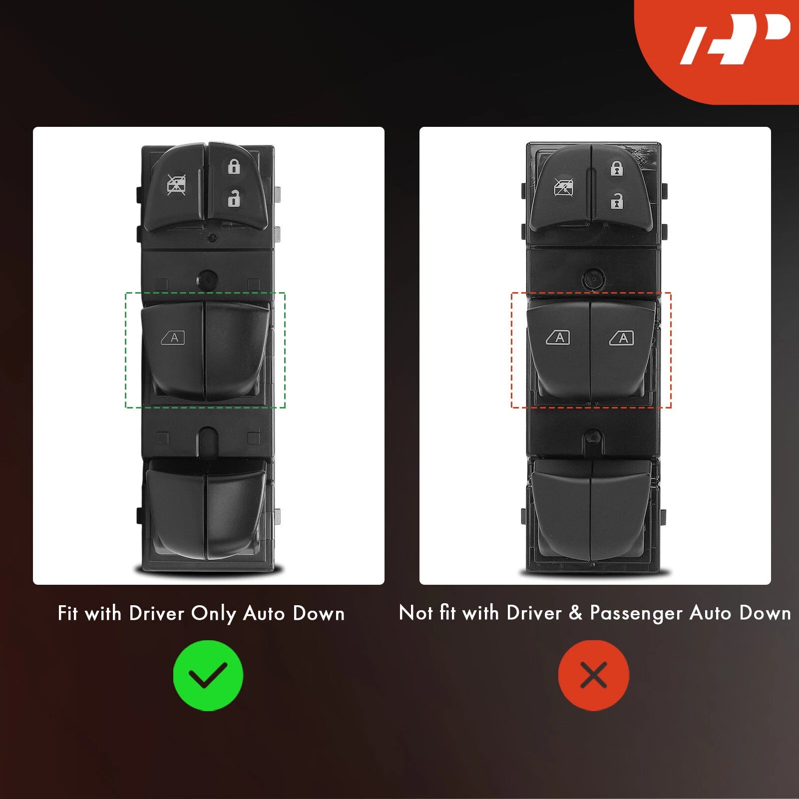 Front Left Power Window Switch for Nissan Altima (2013-2015)