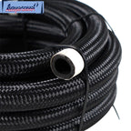 10AN Braided Gas/Oil/Fuel Hose Line 12FT + Hose End Fitting Separator Kit