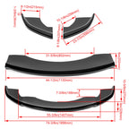 Front Bumper Lip Chin Splitter for Tesla Model X (2016–2020)