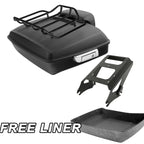 Chopped Trunk Pad Mount Rack for Harley Touring Road Glide (2009–2013)