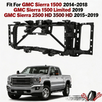 Header Panel Radiator Support Assembly for GMC Sierra 1500 2500 HD (2014–2019)