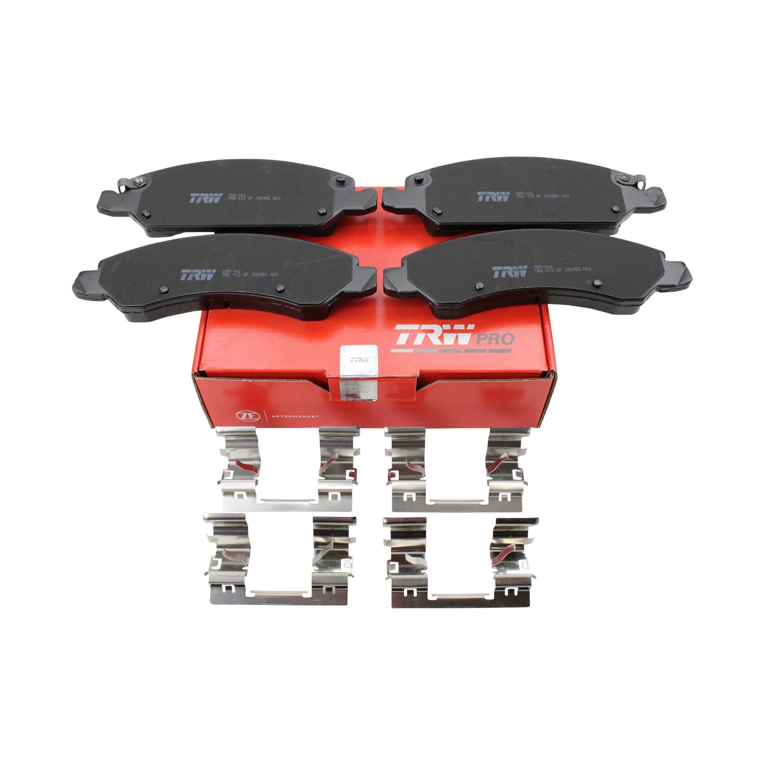 Set of 4 TRW Pro Metallic Slotted Brake Pads for Cadillac Chevrolet GMC