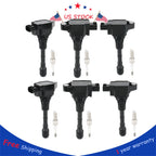 Set of 6 Ignition Coils for Infiniti G37 FX37 Q70 Q60 Nissan 370Z (2009–2016)