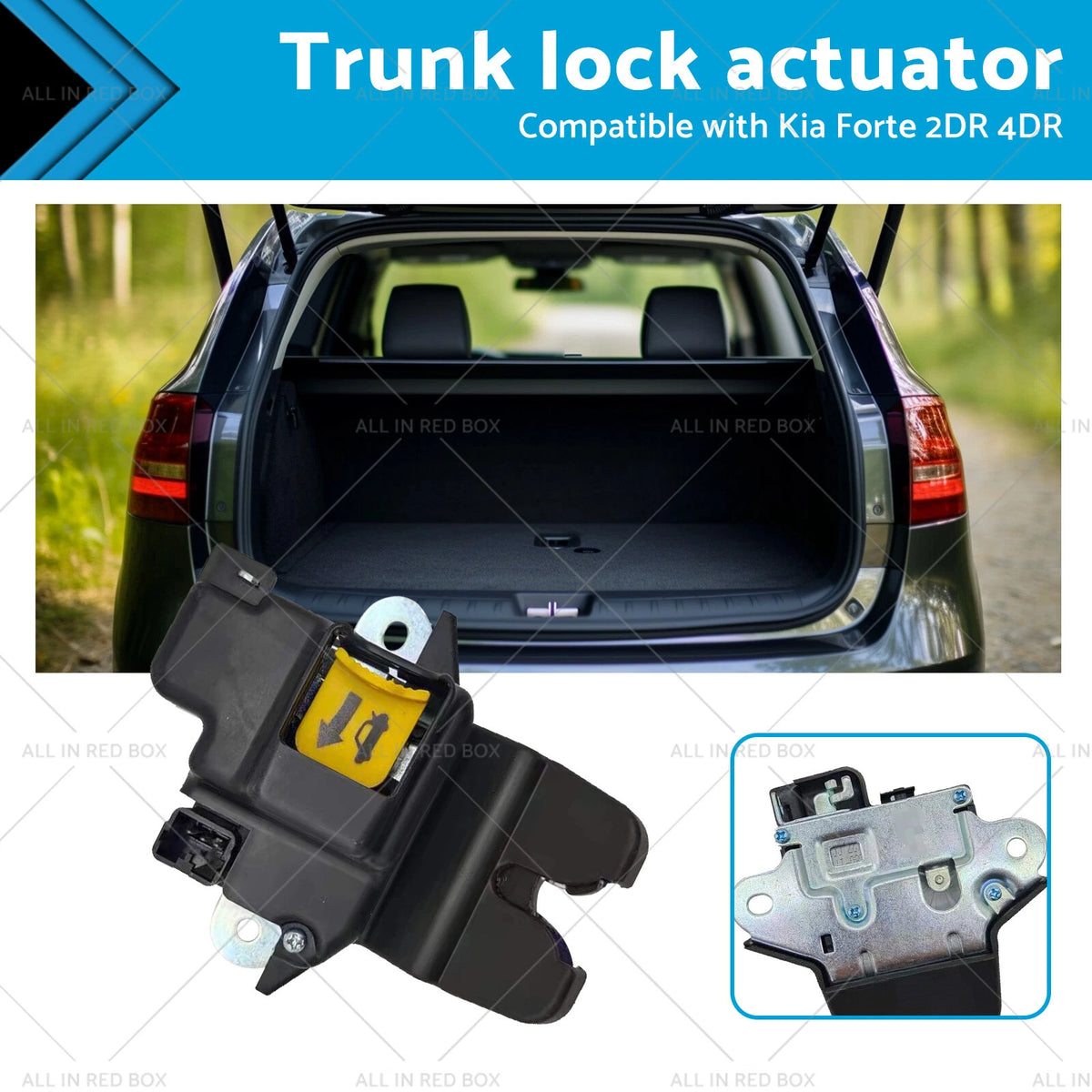 Trunk Lock Actuator for Kia Forte (2013–2018)