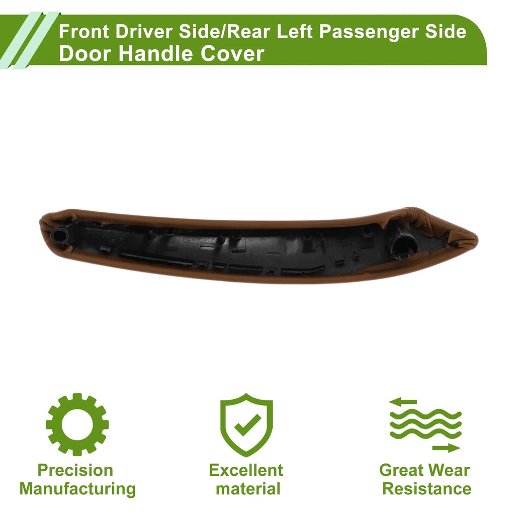 Door Panel Handle Pull Trim Cover for BMW X5 (2008–2013) No. 51416970173 Light Brown
