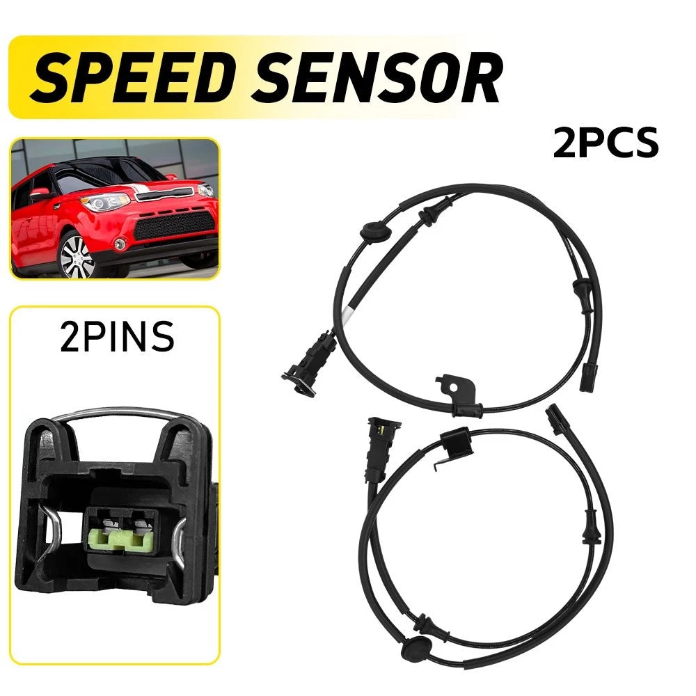 2X Rear ABS Wheel Speed Sensor for Kia Soul (2014–2019), Soul EV (2015–2019)