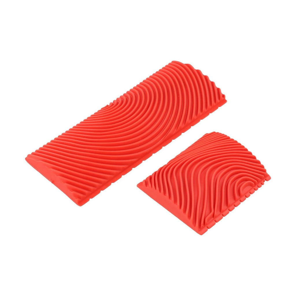 2PCS Rubber Roller Brush Set for Wood Grain Painting (Home Projects)