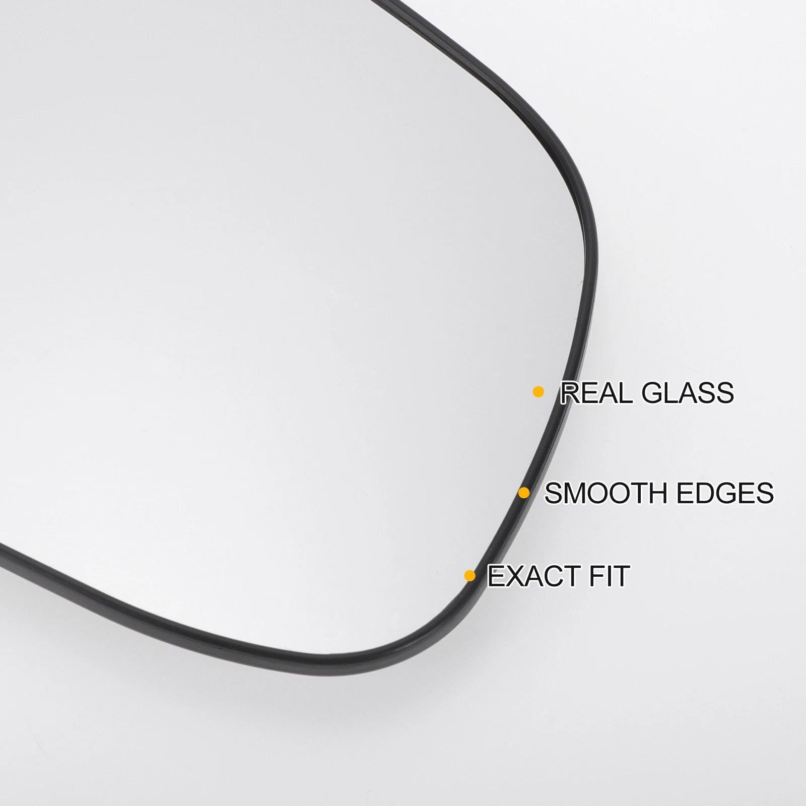Right Side Heated White Mirror Glass for KIA Ceed (2009–2012)
