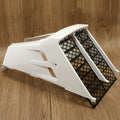 White Gas Tank Side Covers with Radiator Cover Grill for Yamaha Banshee 350 (1987–2006)