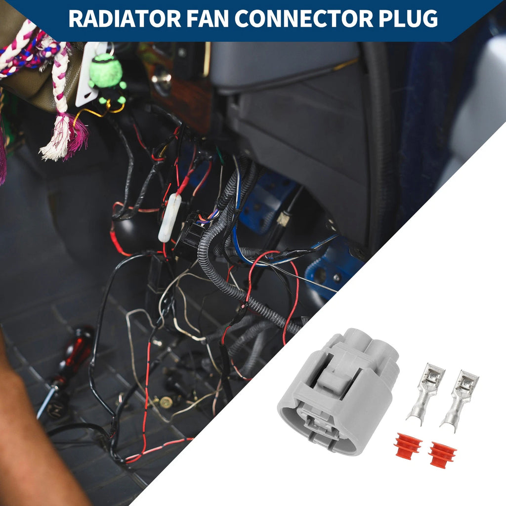 2 Pin Radiator Fan Connector Plug for Toyota RAV4  670279472879