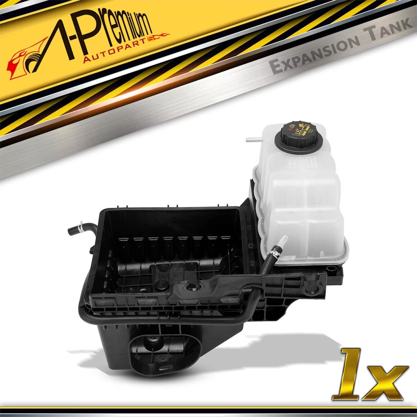Coolant Reservoir Tank with Cap for Ford F-150 (2011–2014)