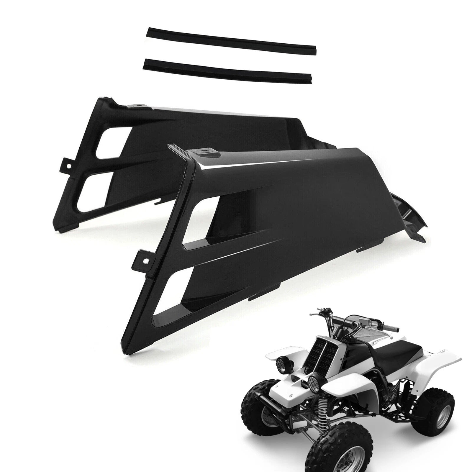 Gas Tank Side Covers for Yamaha Banshee 350 (1987–2006) Black