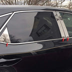 8pc Stainless Pillar Post Trim Luxury FX with Triangle Design for Lexus RX350 (2016–2022)