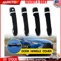 Set of 4 Gloss Black Exterior Door Handle Covers for Lexus GX460 (2010–2022)