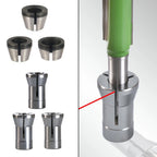 Set of 6 Collet Chuck Adapters for Engraving Router Trimmer (6mm/6.35mm/8mm)