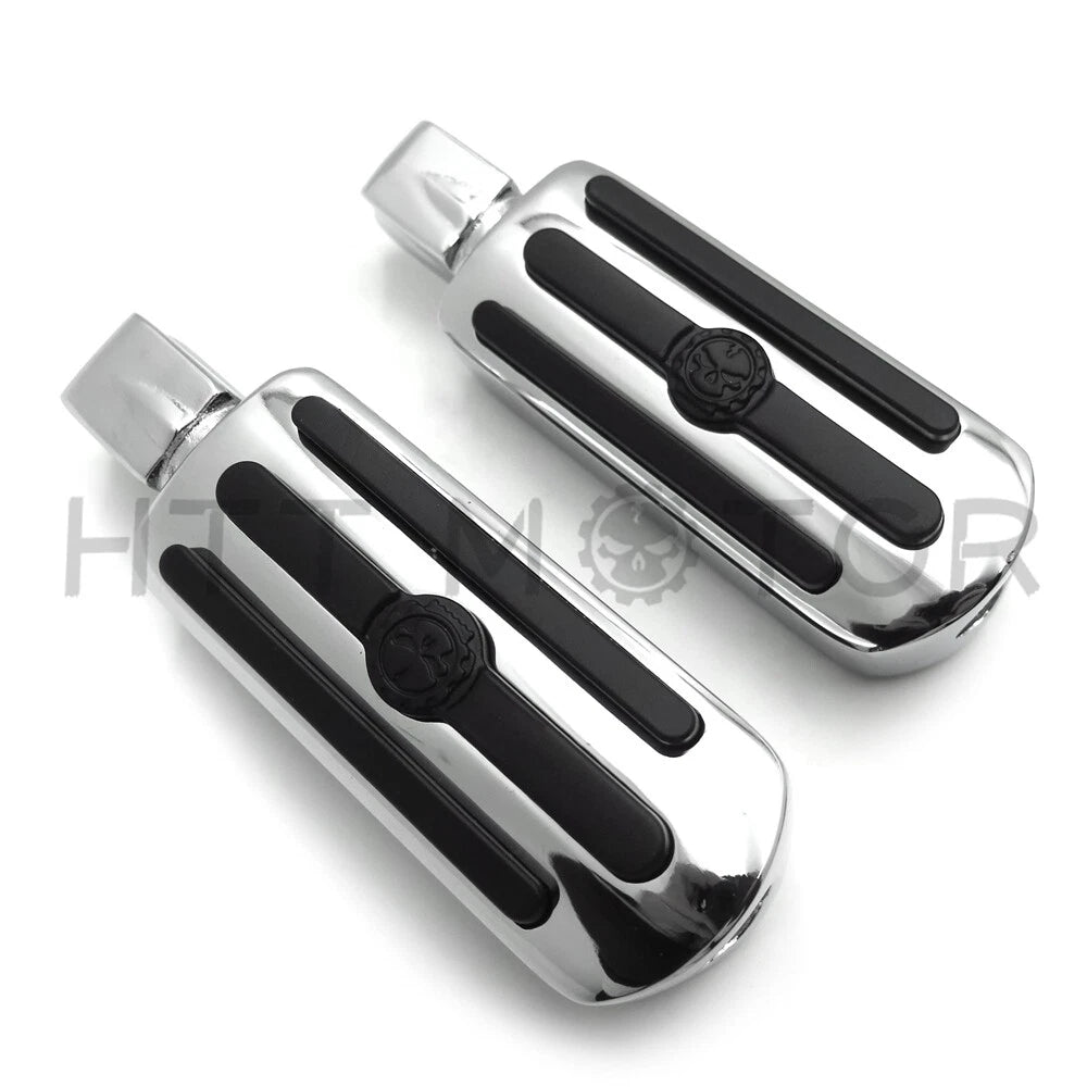 Groove Gear Skull Custom Footpegs for Kawasaki Vulcan 1500 1600 1700 (1996–2010)