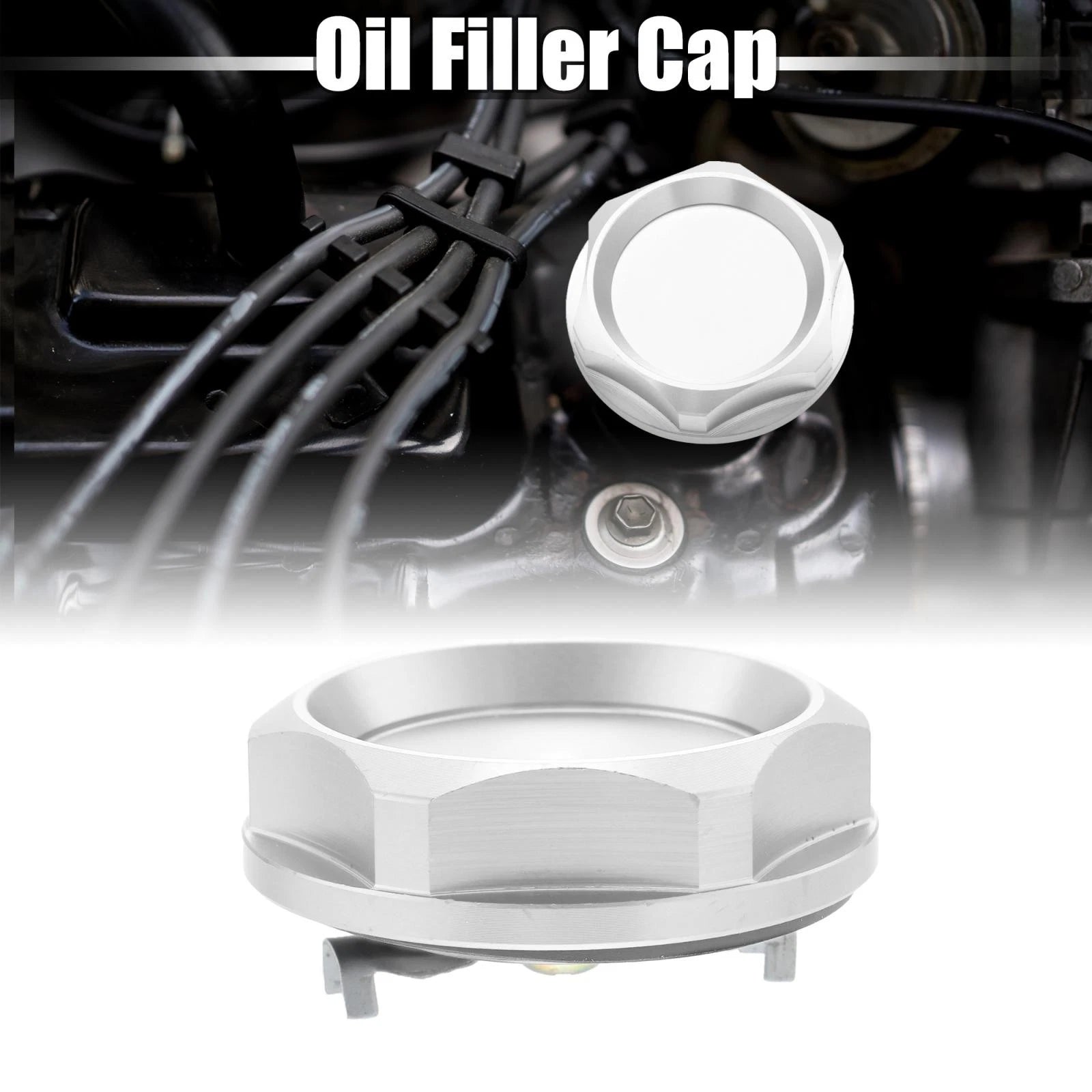 Aluminum Alloy Engine Oil Filler Cap for Mitsubishi 