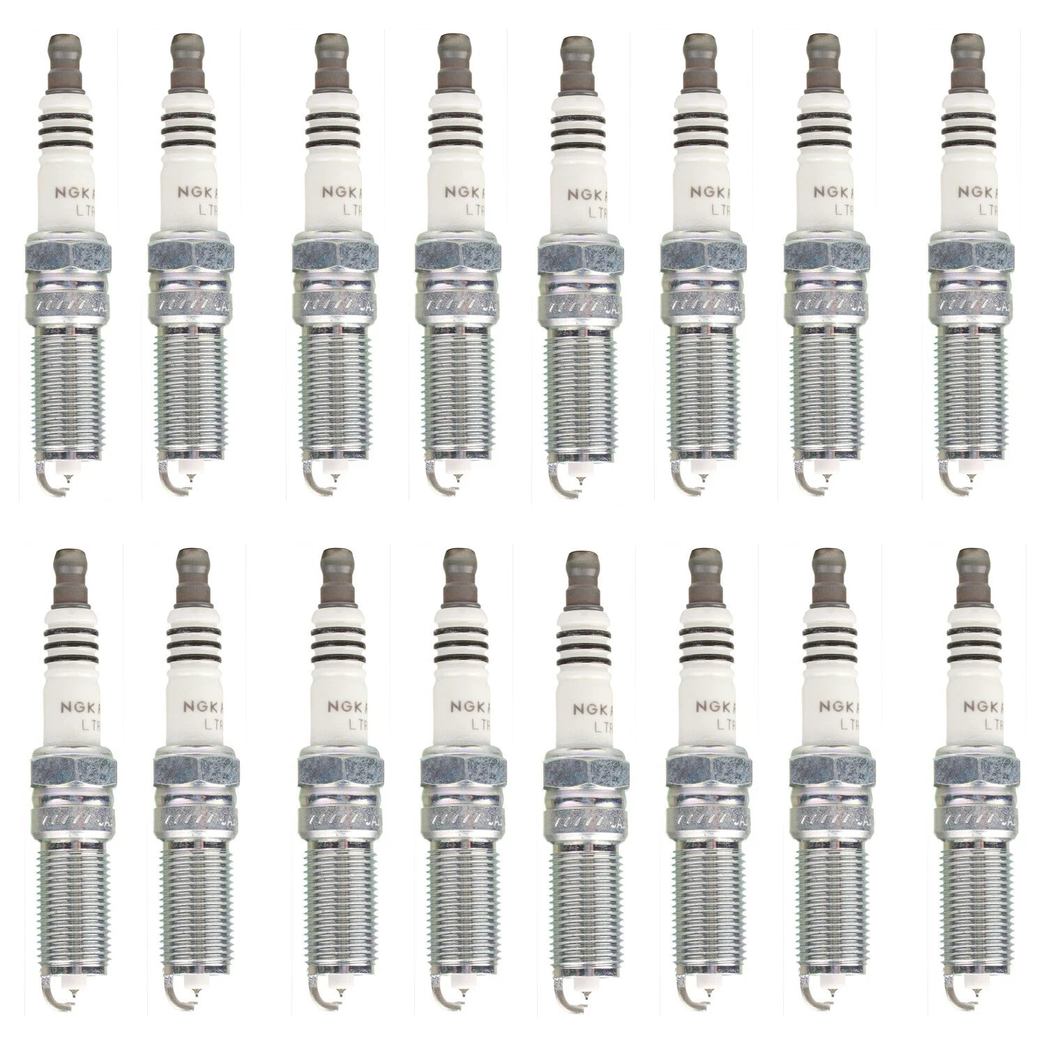 Set of 16 NGK Ruthenium HX Spark Plugs LTR6BHX for F-250 Super Duty (2011–2019)