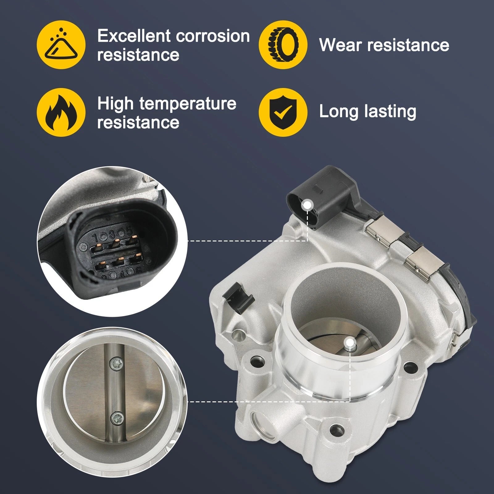 Throttle Body for Polaris Ranger 570 900 1000 1500 Crew XP XD (2015–2023)