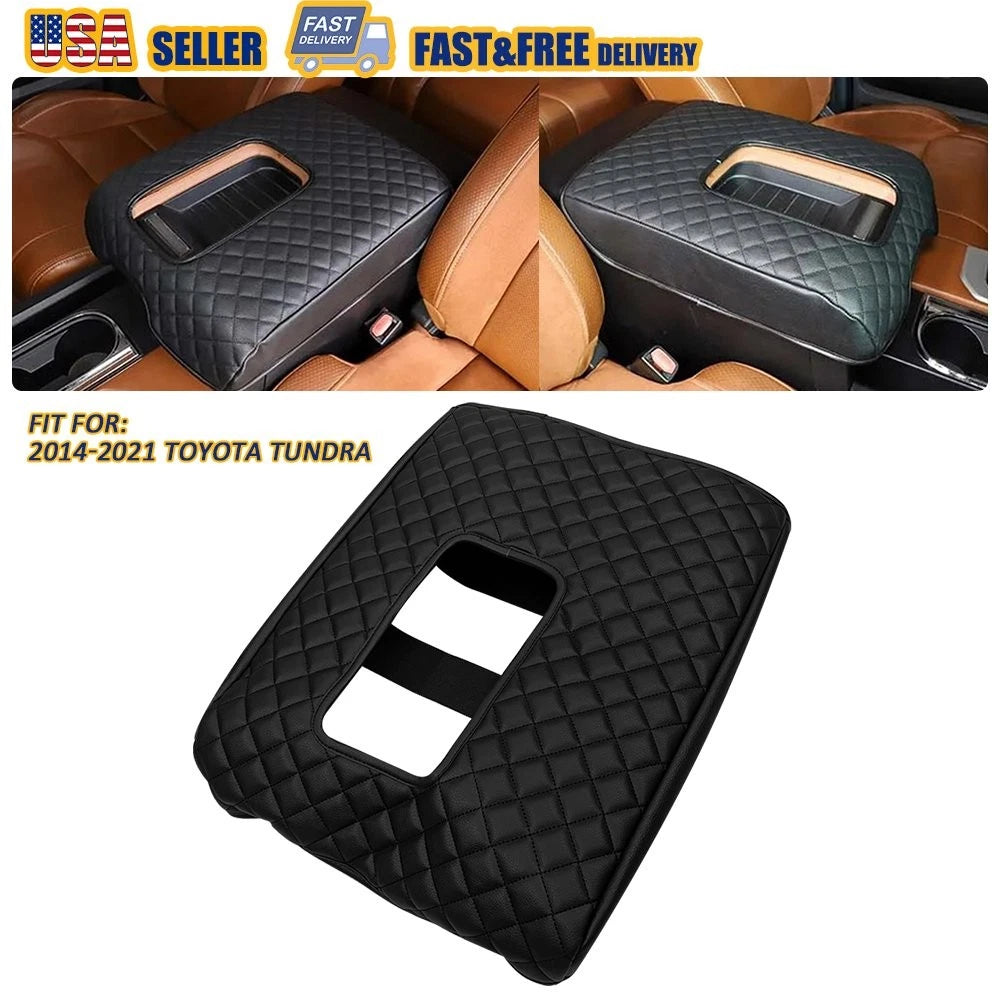 Center Console Lid Armrest Cover Cushion Pad for Toyota Tundra (2014–2021)