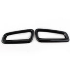Set of 2 Black Inner Dash Side Air Vent Outlet Covers for Honda Civic (2022–2023)