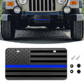 3D American Front Flag License Plate Vanity Gift for Patriotic Embossed
