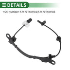 ABS Wheel Speed Sensor No. 57470T4NH01 for Honda Jade FR1 (2013–2016)