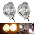 Chrome Fog Lights for Kawasaki Vulcan VN 800 900 1500 1600 1700 2000