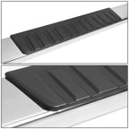 Set of 2 Chrome Running Board Step Bars for Silverado/Sierra (2007–2019)