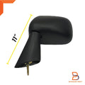 Black Fender Side Door Wing Mirrors for Toyota Hilux Ute (72-83)