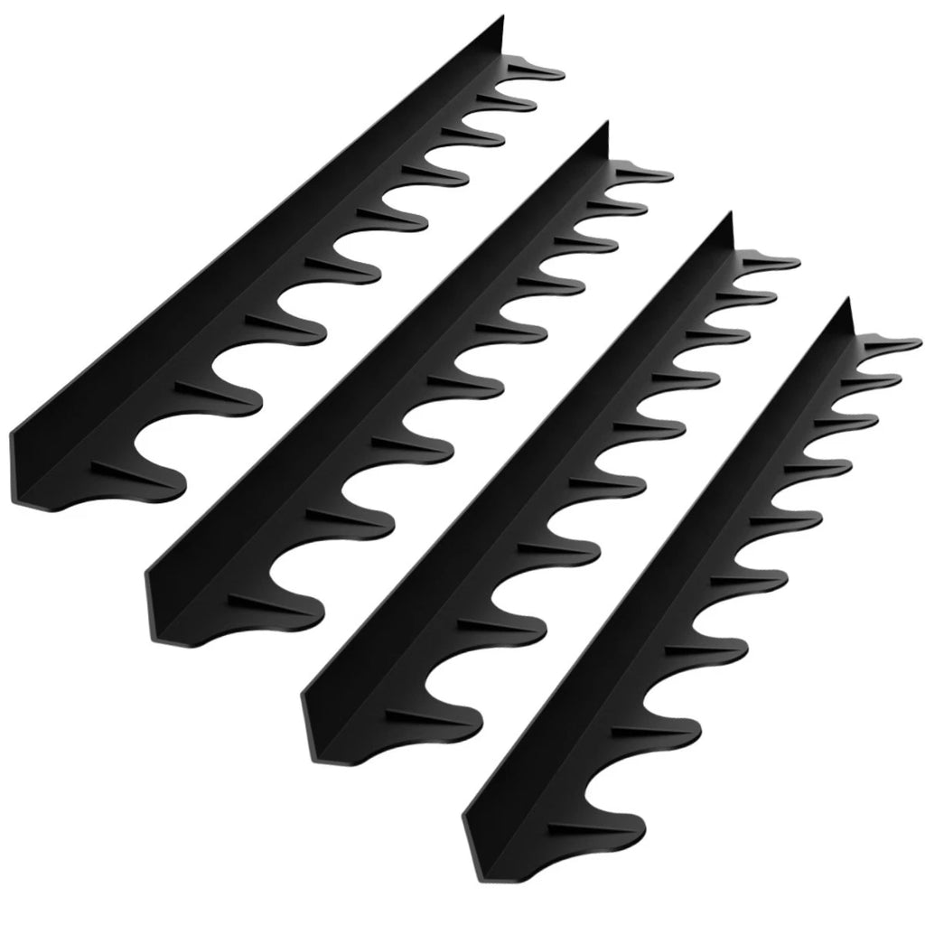 Set of 4 Silicone Stove Gap Covers for Kitchen Use