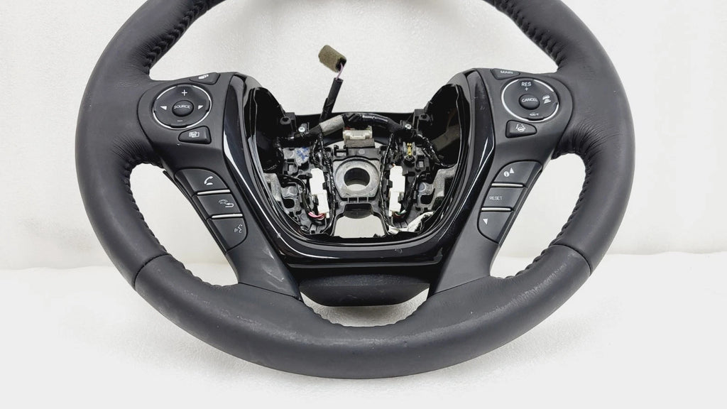 Steering Wheel for Honda Pilot (2016–2018) w/ Black Leather 78500-TG7-A520