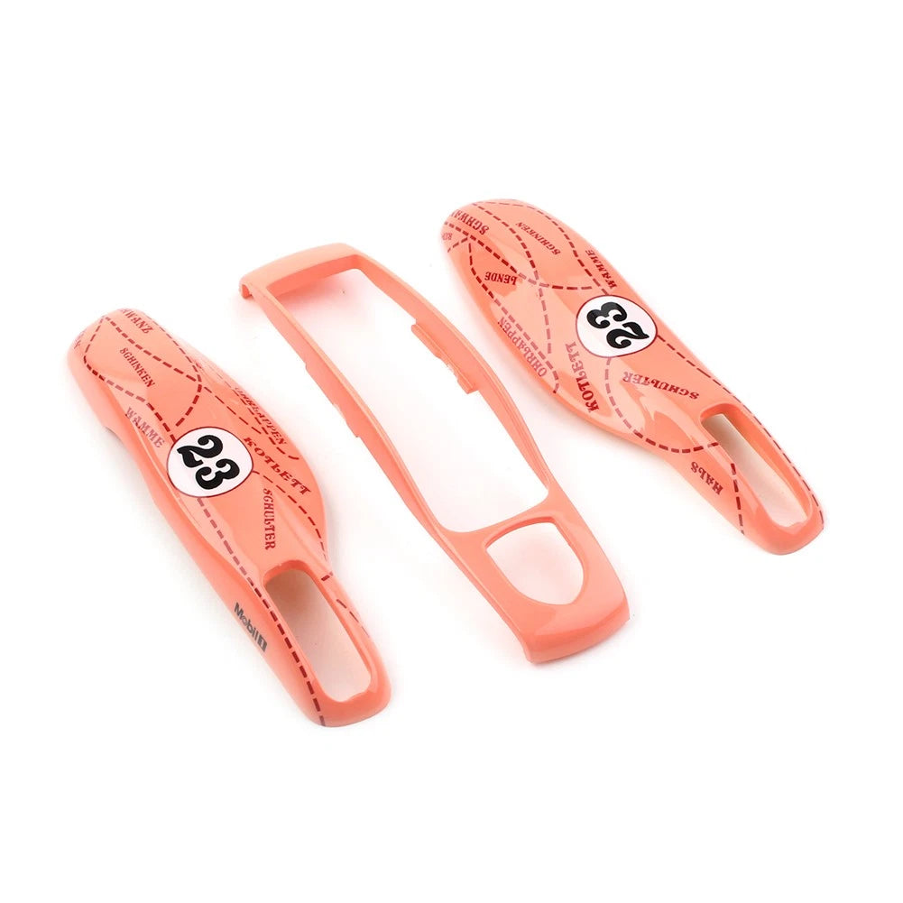 Key Fob Case Shell Cover Pink Pig for Porsche Cayenne Panamera 911 (2003–2023)