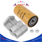 Remote Mount Diesel Fuel Filter Base for CAT (1R-0749, 1R-0750)