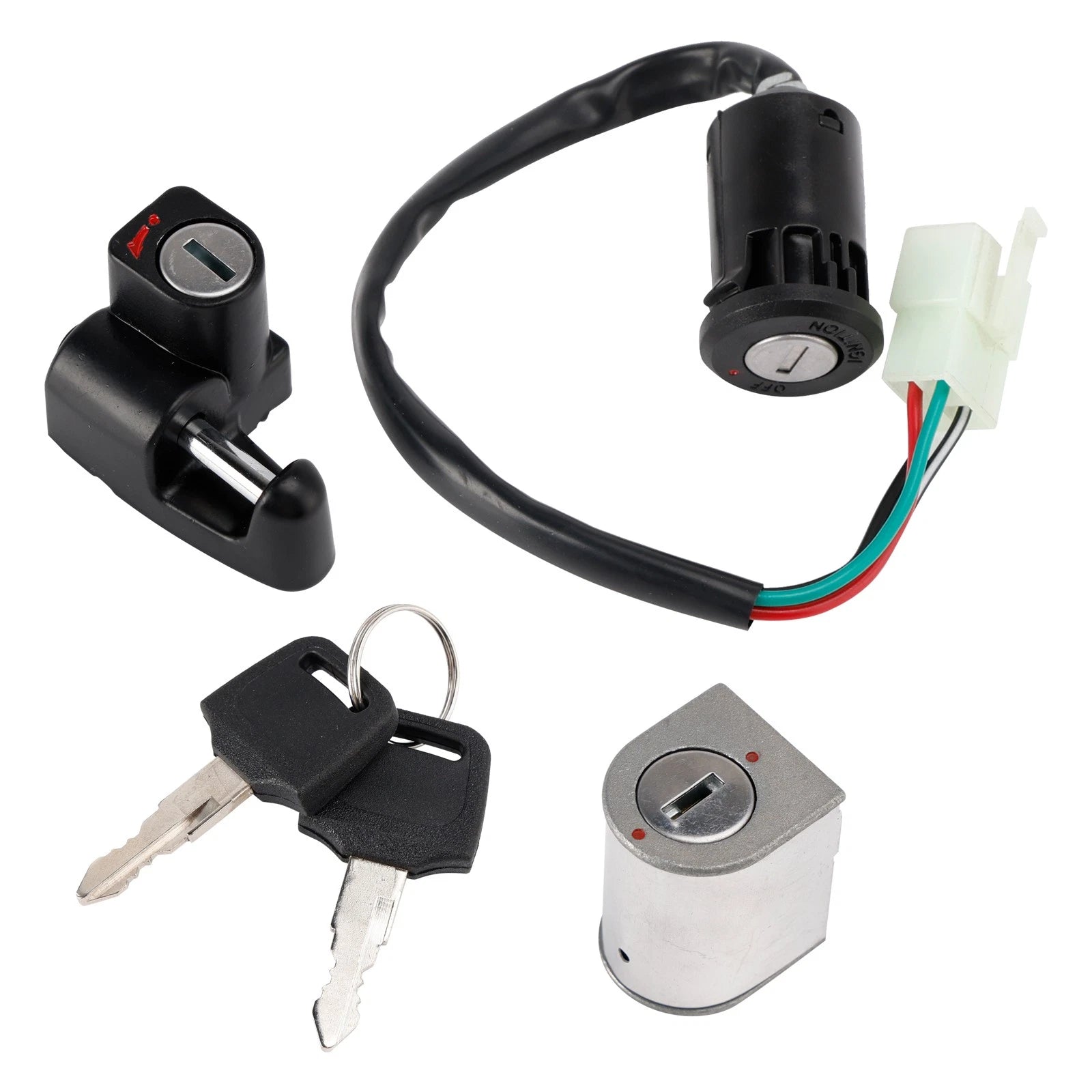 Ignition Switch Key Helmet Steering Lock Set for Honda XL250S XL500S (1978–1981)