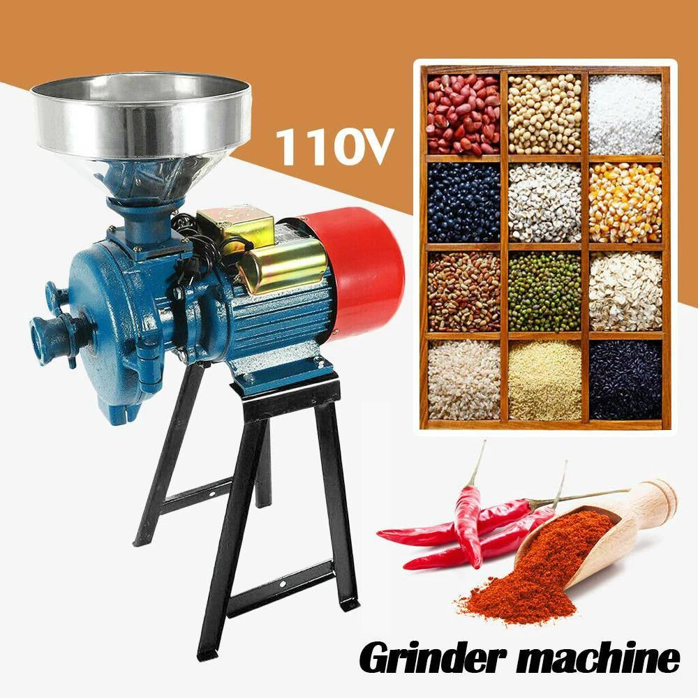 Electric Grinder for Wet and Dry Grain Milling