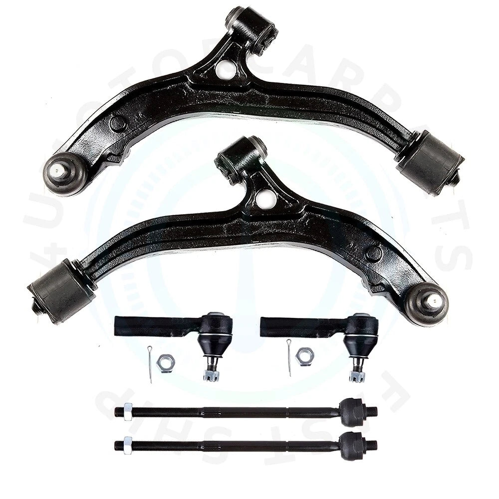 6X Front Lower Control Arm Ball Joint Tie Rod for Chrysler Town & Country