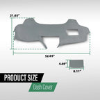 Dashboard Cover for Toyota Camry (2007–2011) - Soft TPE, Gray