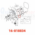4-Pack Gimbal Housing Stud for MerCruiser Alpha Gen II (4.25")