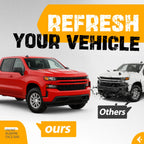 Chrome Steel Front Bumper Face Bar for Chevy Silverado 1500 (2019–2022)