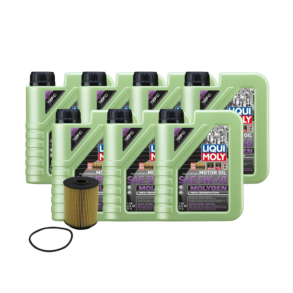 Oil Change Kit 7L Liqui Moly Molygen 5W-40 for Audi Q7 (2007–2015)