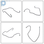 Clutch Hydraulic Line for Ford Bronco F-150 F-250 F-350 (1988–1991)