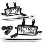 Pair Chrome Lens Fog Lights with Switch and Harness for Tahoe/Suburban (2015–2020)