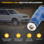 Set of 6 Fuel Injectors for Ford Ranger Explorer (2001-2003)
