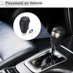 Gear Shift Knob Cover for Toyota Camry (2019–2022) Black Carbon Fiber Blue