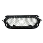 Front Upper Grille for Toyota Tacoma (2016–2021) Matte Black Chrome Gray
