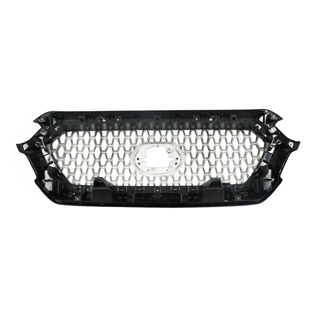Front Upper Grille for Toyota Tacoma (2016–2021) Matte Black Chrome Gray